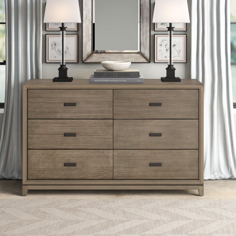Greyleigh™ Aarush 6 Drawer Double Dresser & Reviews Wayfair